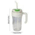 thumbnail image 3 of Gumesh Travel Tumbler - BPA-Free Heat-Resistant Water Cup with Leakproof Flex Straw & Ice Rod Holder, Shake-Proof Design for Hot/Cold Beverages Home Decor, 3 of 6