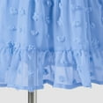 thumbnail image 5 of PatPat Family Matching Blue Swiss Dot Textured Halter Neck Sleeveless Dresses, Light Blue, Baby Girl 9-12M, 5 of 6