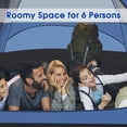 thumbnail image 2 of Gymax 6-Person Large Family Camping Dome Tent W/ Screen Room Porch & Removable Rainfly, 2 of 10