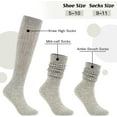 thumbnail image 3 of Winter Knee High Slouch Socks for Women Soft Extra Long Scrunch Sock Slouch Boot Socks, 3 of 6