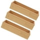 thumbnail image 5 of Organizador de cajones de bambú apilable, 3 unidades, caja de almacenamiento, organizador de utensilios de granja, bandeja de madera para cocina, baño y dormitorio, 5 of 7