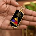 thumbnail image 5 of Awesome Dog Tag for 2nd Armored division - Graphic Military Dog Tag Necklace (Optional Personalized Engraving), 5 of 5