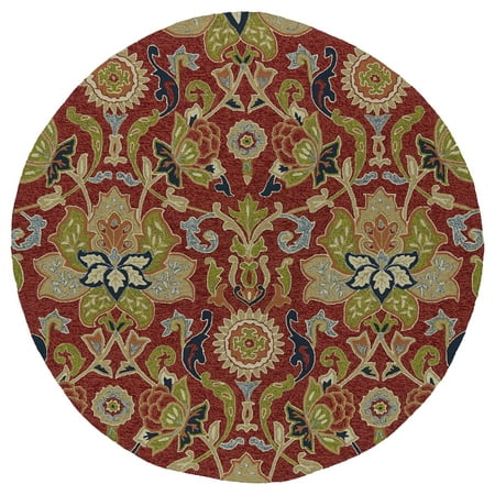 Kaleen Home and Porch 2042 Red 7'9" Round Rug