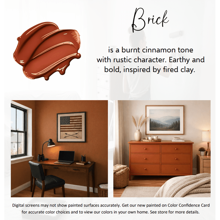 Heirloom Traditions ALL-IN-ONE Paint, Brick (burnt cinnamon), 8oz