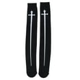 thumbnail image 1 of 1 par de medias de cosplay Medias estampadas sobre la rodilla Disfraz de Halloween, 1 of 5
