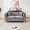 Grey + 61" + 2 Seat, variant on 81" Chesterfield Velvet Sofa, Button Tufted w/ Gold Legs, Living Room,Grey
