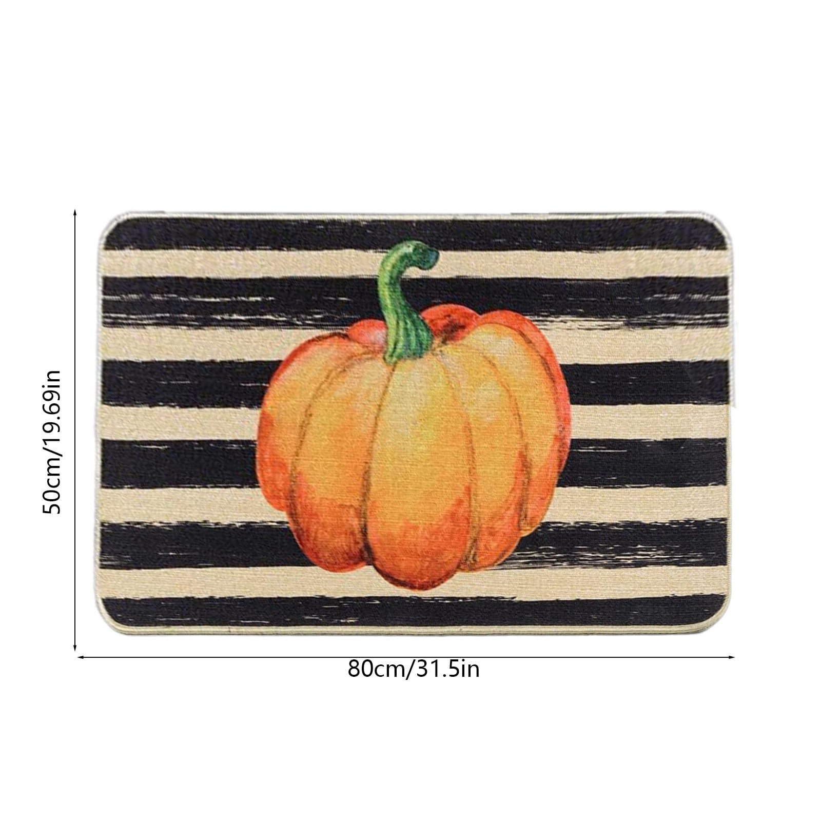 Stijggn Halloween Area Rugs Halloween Decorations Gothic Halloween Thanksgiving Rug,Washable Non-Slip Goth Bath Mat for Living Room Bedroom Home Decor Nursery Holiday Decorative