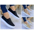 thumbnail image 2 of Women's Fashion Slip-On Sneaker Casual Flat Loafers, 2 of 2