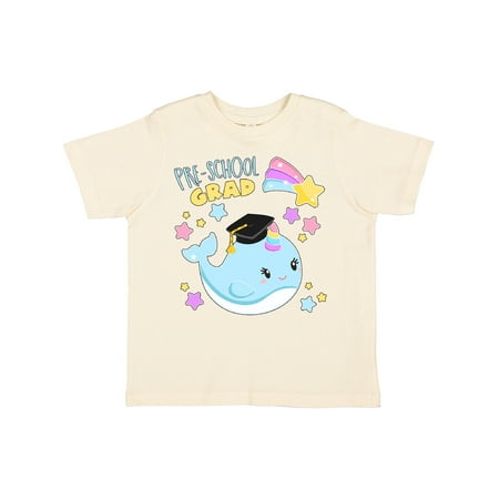 

Inktastic Pre-school Grad Cute Narwhal with Stars Boys or Girls Toddler T-Shirt