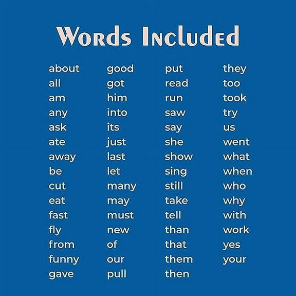 SnapWords® List B Teaching Cards | Multisensory | Kinesthetic | ESL | ELL | Sight Word Flash Cards