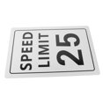 thumbnail image 5 of UEETEK Caution Road Sign Metal White Speed Symbol for Traffic Safety and Warning, 5 of 6
