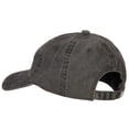 thumbnail image 3 of Belgium Flag Map Embroidered Washed Cotton Twill Cap - Black OSFM, 3 of 5