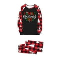 thumbnail image 3 of Penkiiy Pyjamas de Noël pour la Famille Ensemble de Pyjamas Assortis, Pyjamas de Noël à Carreaux Rouges avec Rennes pour Femmes Hommes Enfants Rouge 10-11 Ans, 3 of 5