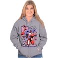 thumbnail image 4 of Street Fighter M Bison Self Made Unisex Plus Size Zip Hoodie Brisco Brands 5X, 4 of 5