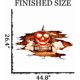 thumbnail image 3 of 3D Halloween Wall Decals Removable, Pumpkin Halloween Wall Stickers Halloween Floor Decals, Scary Wall Decals Stickers Decorations for Bedroom, 3 of 4