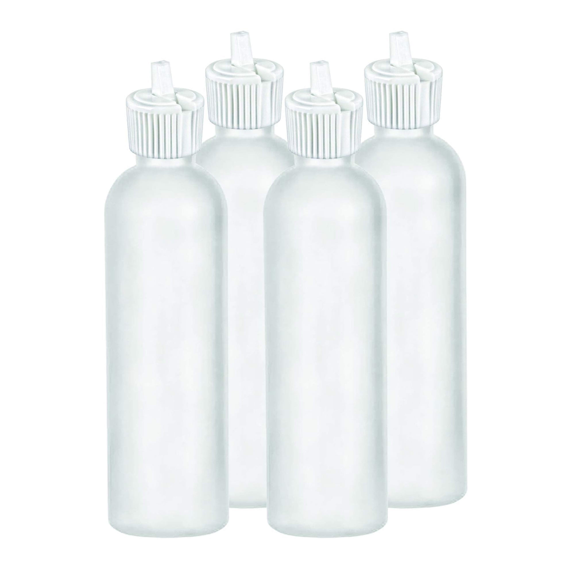 MoYo Natural Labs 8 oz Squirt Bottles, Squeezable Empty Travel