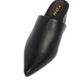 thumbnail image 2 of YDN Women Basic Block Low Heel Mules Slip On Clogs Pointed Closed Toe Backless Sandals Casual Office Dressy Shoes Size 4 Black, 2 of 3