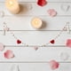 thumbnail image 1 of Guirnalda nupcial | Guirnalda colgante de corazones para decoración de bodas, fiestas, compromisos y San Valentín, serpentinas románticas de fieltro para despedidas de soltera y aniversarios, 1 of 5