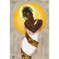 thumbnail image 3 of Saunders, Alonzo 17x24 Black Modern Framed Museum Art Print Titled - Her Love, 3 of 5
