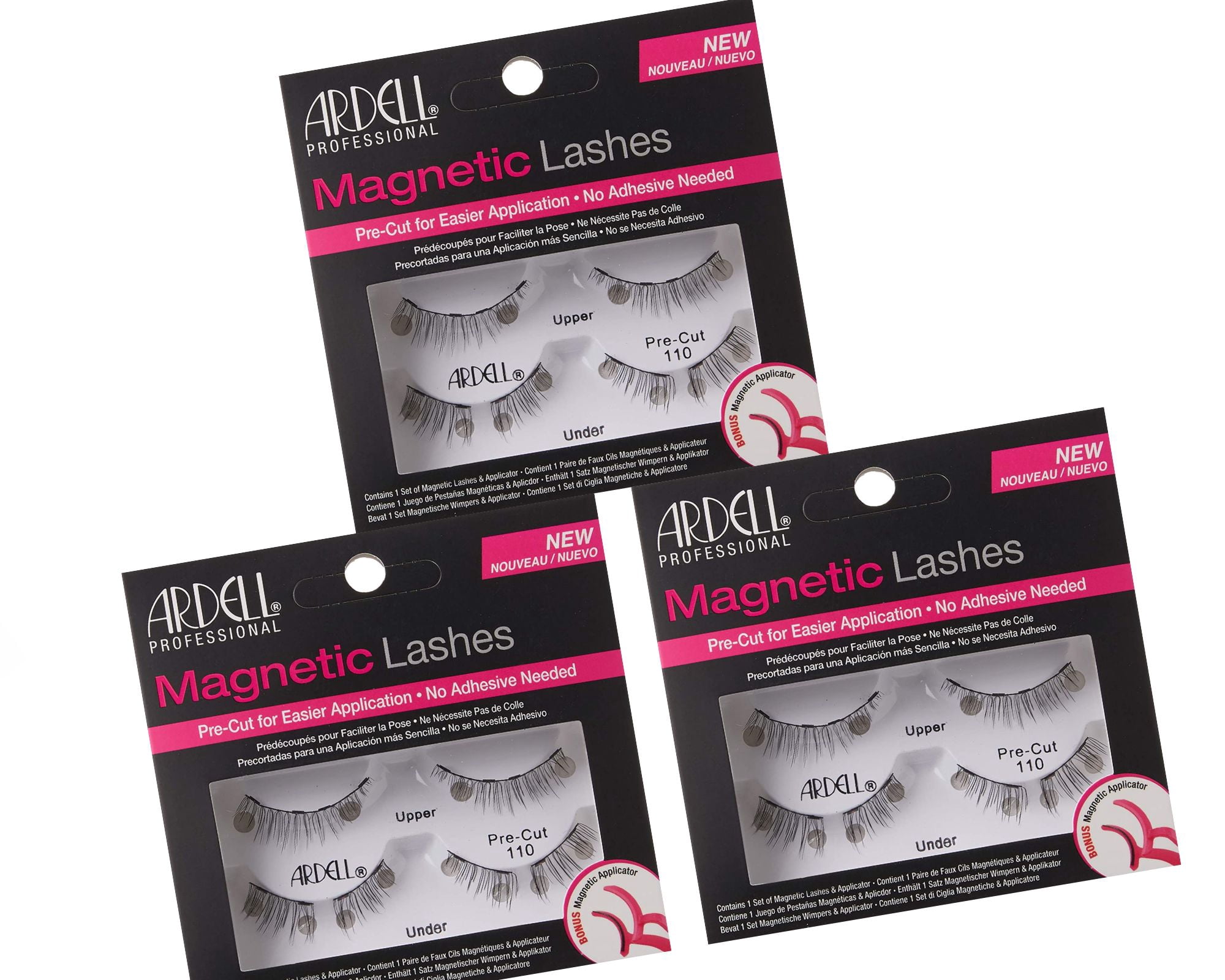 Ardell - Magnetic - Pre-Cut 110 W/Applicator (70473+) x 3