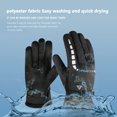 thumbnail image 3 of Calentador de la mano Guantes térmicos lavables a prueba de viento para hombre cálidos para ciclismo esquí gruesos JShteea El nuevo, 3 of 9