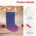 thumbnail image 4 of Vsdgher Violet Glitter Christmas Stockings 18 inch Large Kids Stocking Bags Hanging Socks for Christmas Decor Decorations, 4 of 7