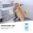 thumbnail image 3 of MasteelfCA Winter Warm Rabbit Vest Rabbit Clothing Bunny Harness Pet Guinea Pig Clothing, 3 of 8