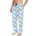thumbnail image 2 of FORMRS Mens Pajama Pants with Pockets Soft Cotton Sleepwear Lounge Bottoms, Sizes S-2XL, Playful Fried Eggs, 2 of 7