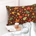 thumbnail image 4 of Naloa Autumn Leaves Pillow Covers, Throw Pillow Case Cushion Covers,Cushion for Bedroom,Couch,Home-16"x24", 4 of 6