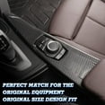 thumbnail image 5 of Xotic Tech Interior Gear Center Multimedia Panel Frame Cover Trim, Carbon Fiber Pattern, Compatible with BMW F30 F31 F32 F33 F34 F36 3GT 3 4 Series, F82 F80 M3 M4, 5 of 9