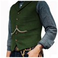 thumbnail image 1 of European And Solid Color Traditional Vest Men's Casual Loose Comfortable Festival Vest Jacket, 1 of 4