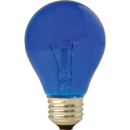 GE Party Light Bulb, Blue, 25 Watts, Medium Base (1 Pack)