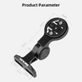 thumbnail image 4 of GUB Support d'Ordinateur de Vélo Réglable en Alliage d'Aluminium pour Garmin et Bryton - Modèle 666/669, Noir, Design Léger et Robuste, Installation Facile avec Compatibilité d'Accessoires Multiples, 4 of 6