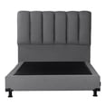 thumbnail image 2 of Box Base Cama Matrimonial + Cabecera Kami Gris, 2 of 8