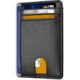 thumbnail image 1 of Slim Minimalist Wallet French Id And Card Holder, Rfid Blocking Wallet For Men And Women, Contactless Credit Card Protection, Anti Rfid Slim Mini Wall, 1 of 5
