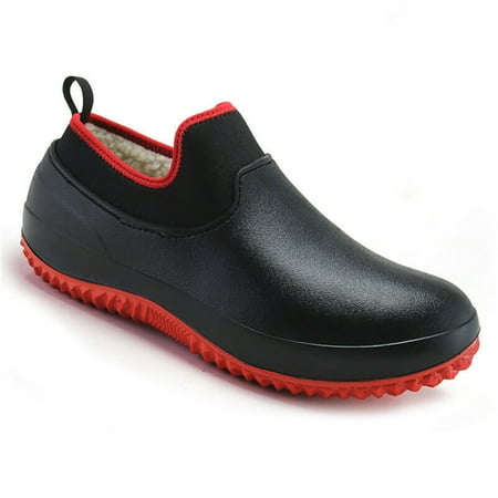 

Unisex Adult Non-Slip Chef Shoes for Work Kitchen Safety Slip Resistant Winter Lined Work Boots