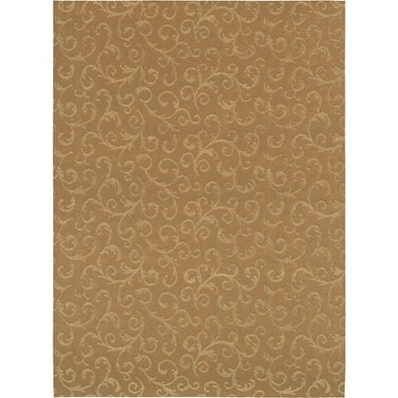 Garden Party Iron Gate Indoor/Outdoor Rug, Driftwood, 8' x 10'