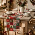 thumbnail image 7 of Sm:)e Gingerbread Man Snowman Print Christmas Patchwork Table Runner, 13 x 72 Inch Farmhouse Table Decor, Universal for Indoor Outdoor Kitchen, Home & Party Decoration, 7 of 7
