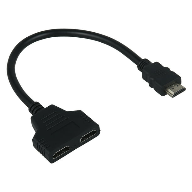 Willstar 1080P HDMI Male to Female Cable Adapter Converter 1 Input 2 Output 30cm - Walmart.com