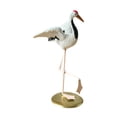 thumbnail image 4 of Crane Bird Statues Outdoor Figurines Sculpture Resin Ironwork for Courtyard Landscape Pond Decoration Yard, 4 of 8