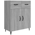 thumbnail image 2 of vidaXL Sideboard Console Cabinet with Storage for Kitchen Engineered Wood, 2 of 33