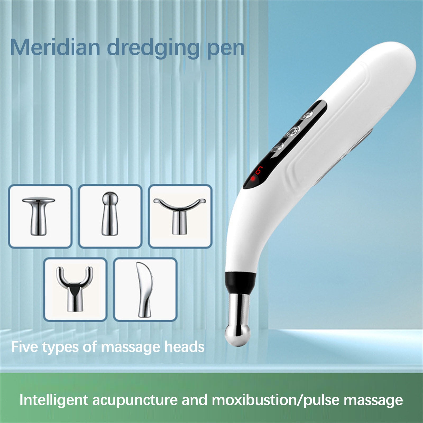 OugPiStiyk Mini Massager for Muscles, Rechargeable Pen Electronic Acupoint Dredging intelligent Acupoint Searching and Tendon Pulling Physiotherap instrument