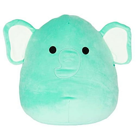Squishmallows Diego the Teal Elephant Plush Toy Teal Color, 8 inches