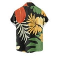 thumbnail image 5 of ZCFZJW Hawaiian Shirts for Men Big and Tall Regular Fit Casual Tropical Floral Pattern Print Summer Short Sleeve Button Down Graphic T-Shirts Tops with Pockets Multicolor XXL, 5 of 5
