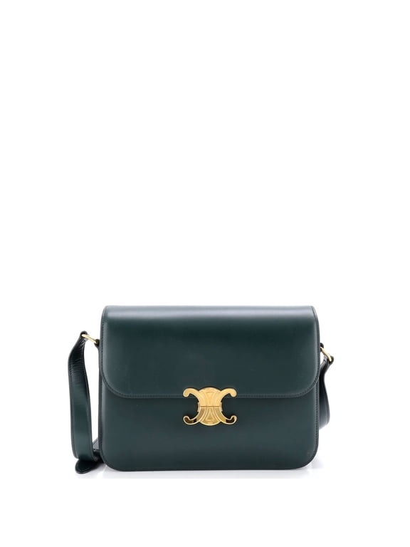 Pre-Owned Triomphe Shoulder Bag Smooth Calfskin Large By Rebag