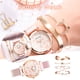 thumbnail image 1 of Relojes de pulsera para mujer, correa de malla de aleación, reloj de moda para mujer, reloj de moda versátil, reloj de moda, 1 of 2