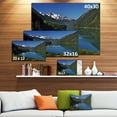 thumbnail image 3 of Lac Clair Calme avec Montagnes - Impression sur Toile Paysage Extra Grand, 3 of 4