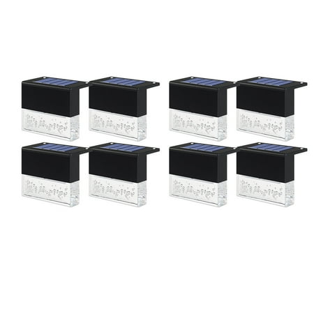

8Pcs LED Solar Lamp Garden Lights Outdoor Solar Waterproof Sunlight Garden Decor Stair Fence Lamp Solar Outdoor Lights