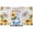 Gray, variant on TV Cover Indoor, Sunflower Gnomes Stretch TV Dust Cover Television Screen Protector, Summer Botanical Elegant Floral Elastic Polyester Display Covers, Monitor Slipcover for LED LCD TVs 24 Inch