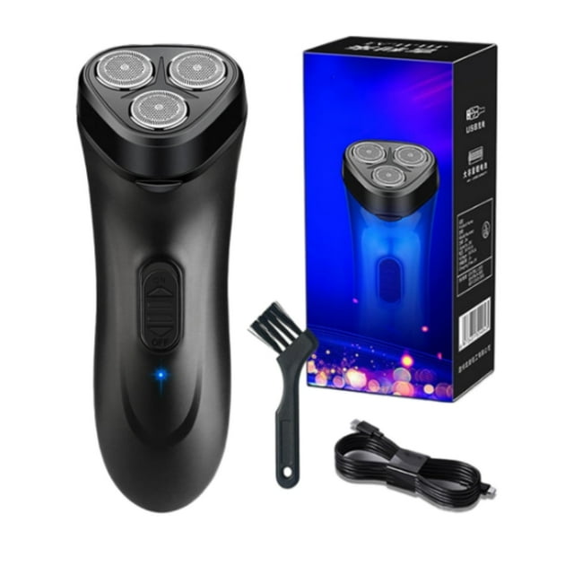 Rechargeable Electric Shavers for Men Lightweight Portable Travel Shaver with Brushes